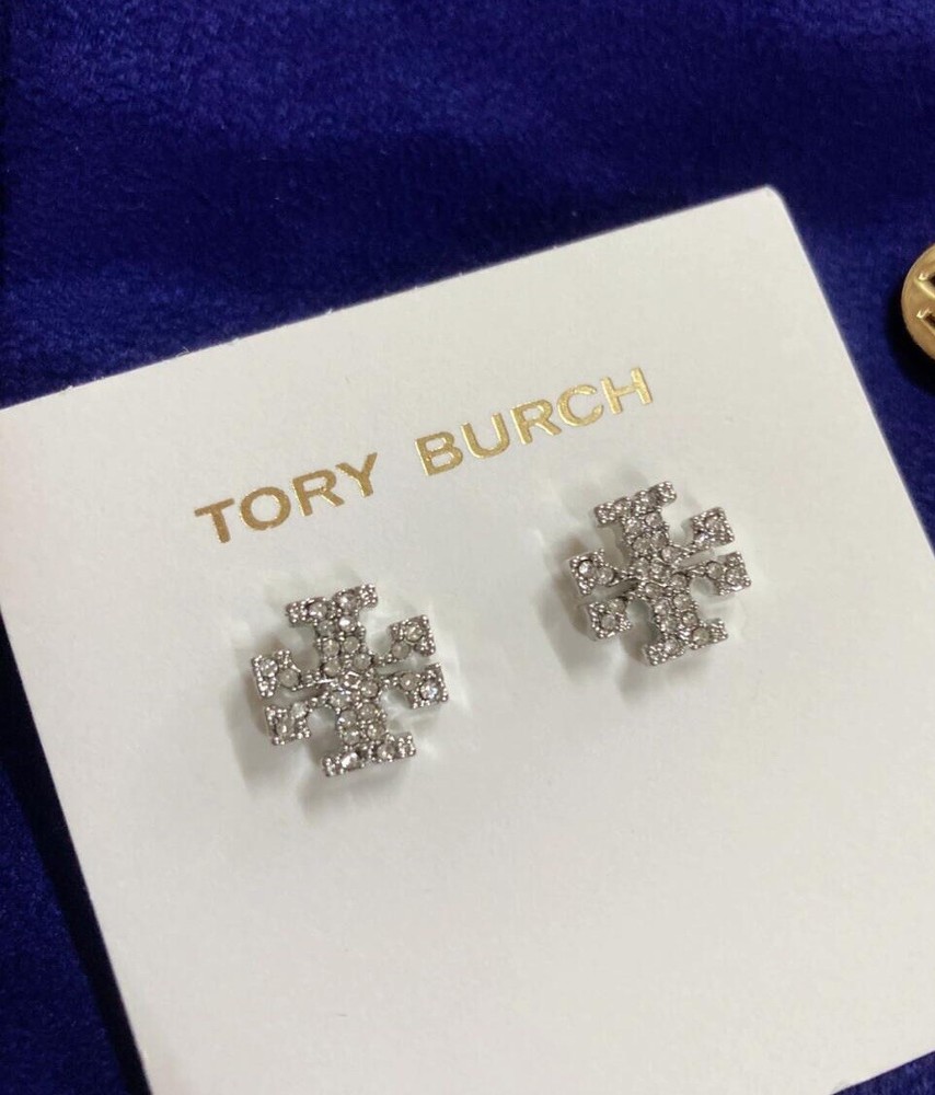 Tory Burch Double T Shiny Earrings Ideal Holiday Gift for Women