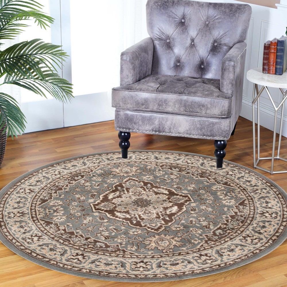 Jute Backed Indoor Area Rug for Entryway Dining Kitchen Bedroom Living Room