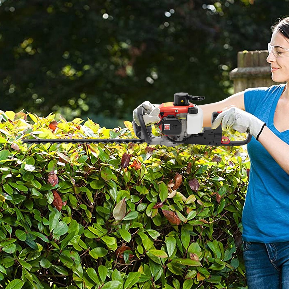Cordless Double-Edged Hedge Trimmer with 22.5cc 2-Stroke Engine