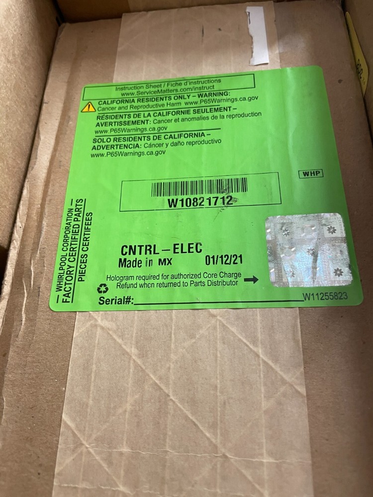 Whirlpool OEM Wall Oven Control Board W10821712 W10635086 D111