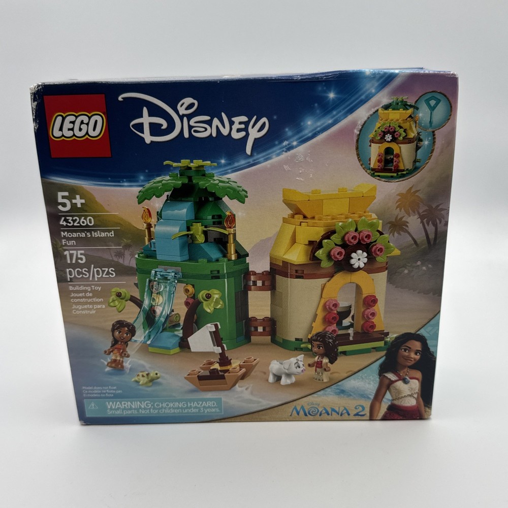 LEGO Disney Moana's Island Fun Building Toy Princess Playset 43260 new sealed