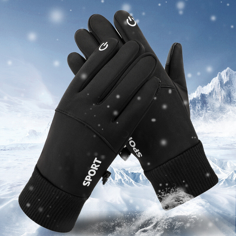 Winter Gloves Thermal Warm Waterproof Ski Snowboarding Driving Work Gloves Mitte