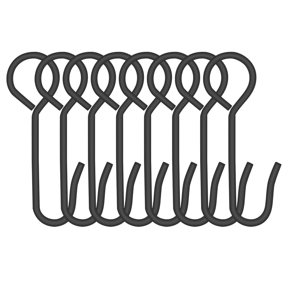 Steel Target Hanger Kit for DIY Gong Shooting with 8 Hooks