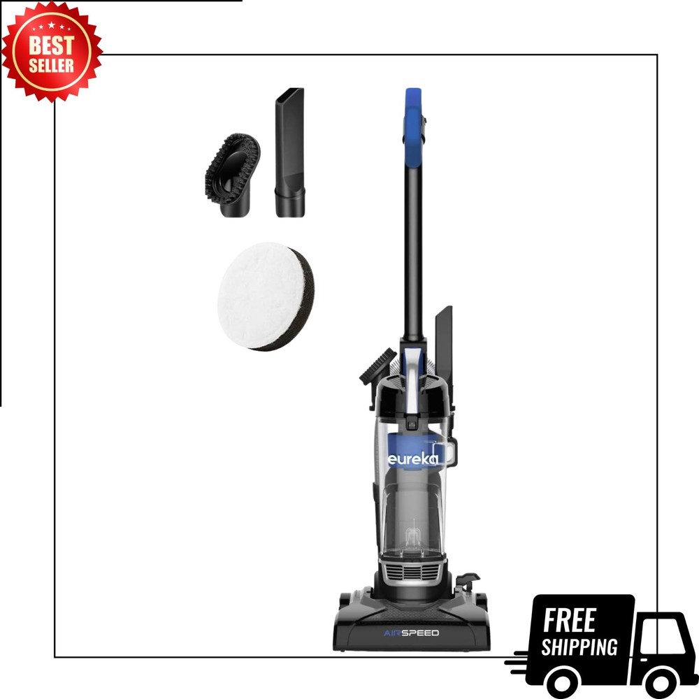 Powerful Ultra-Light Bagless Upright Vacuum, NEU10AE5 with Filter, Blue