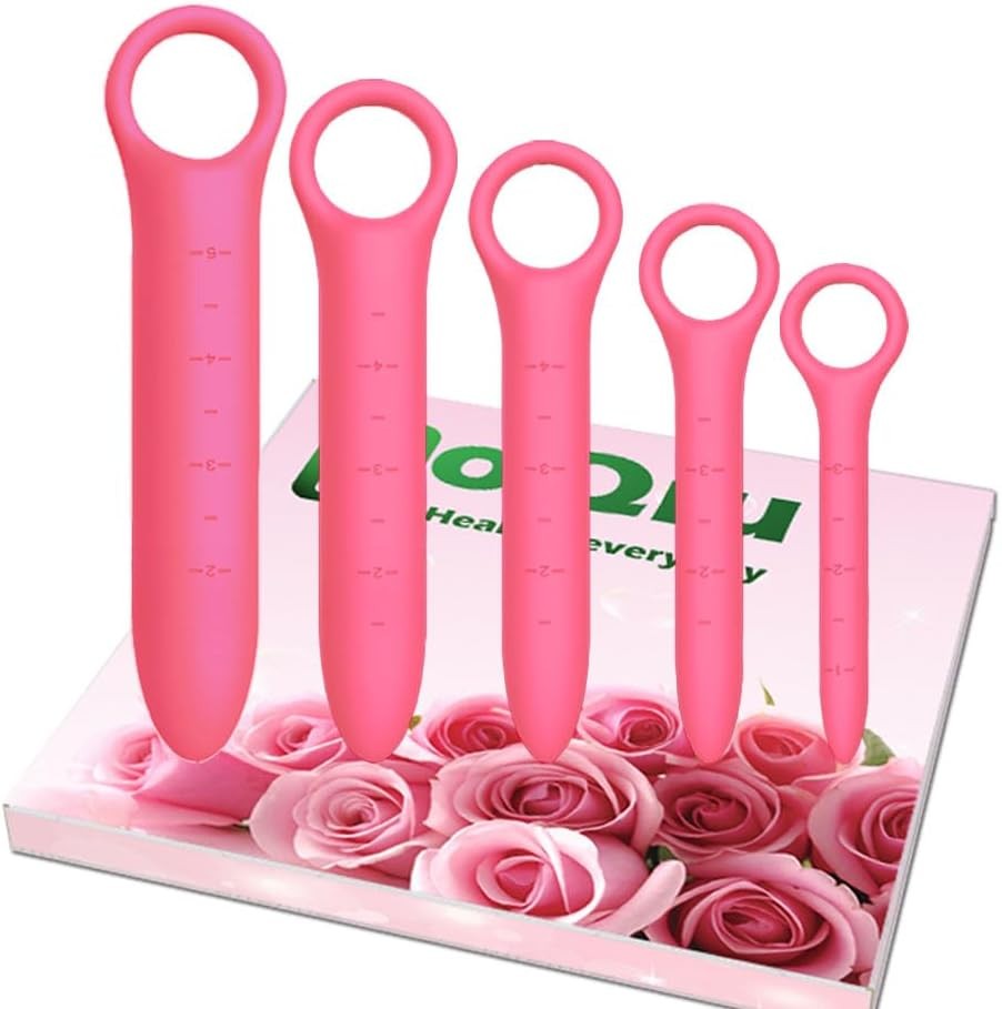5-Pack Silicone Dilators for Pelvic Floor Women with Fine Scales, Pelvic...