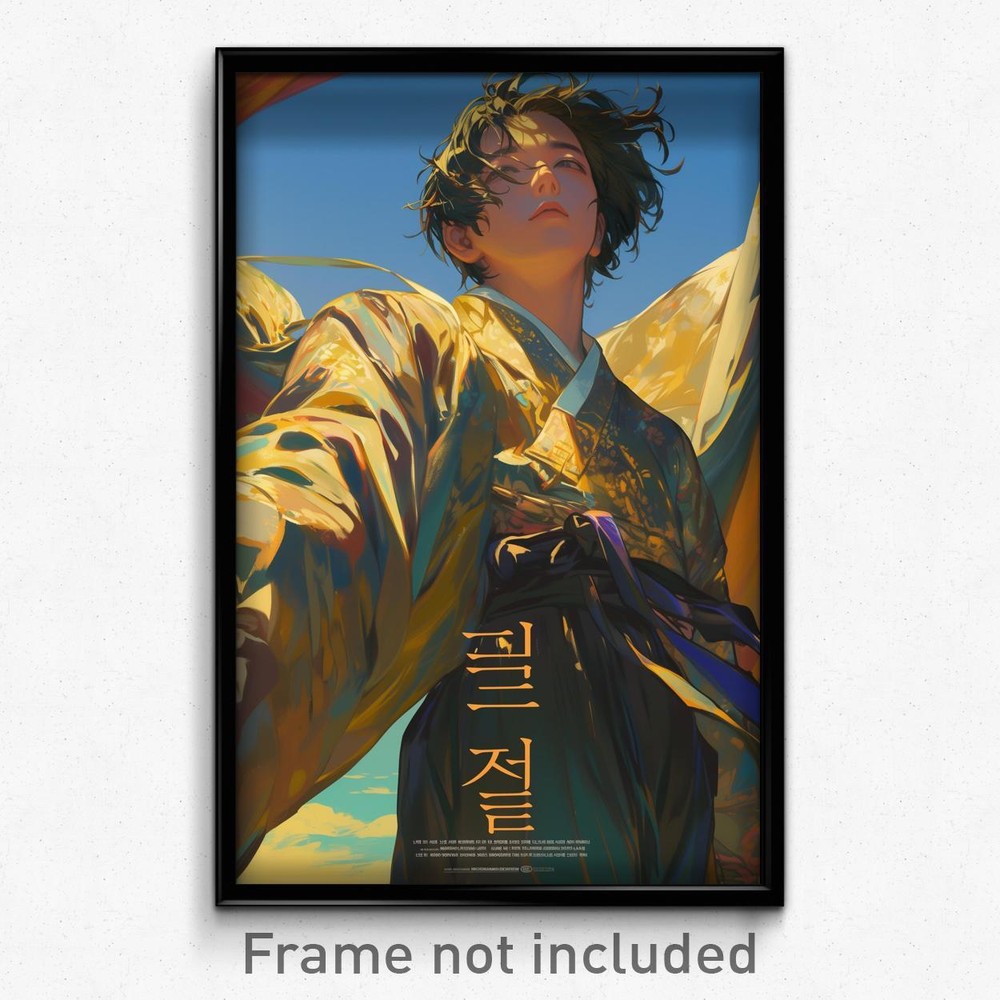 Korean Movie Poster - Boy Feeling Determined, Quixotic Shiny Clothes (Art Print)