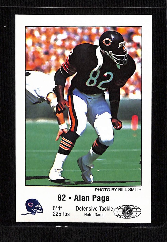 1981 Chicago Bears Police #NNO Alan Page - NM/MT+ Set Break!