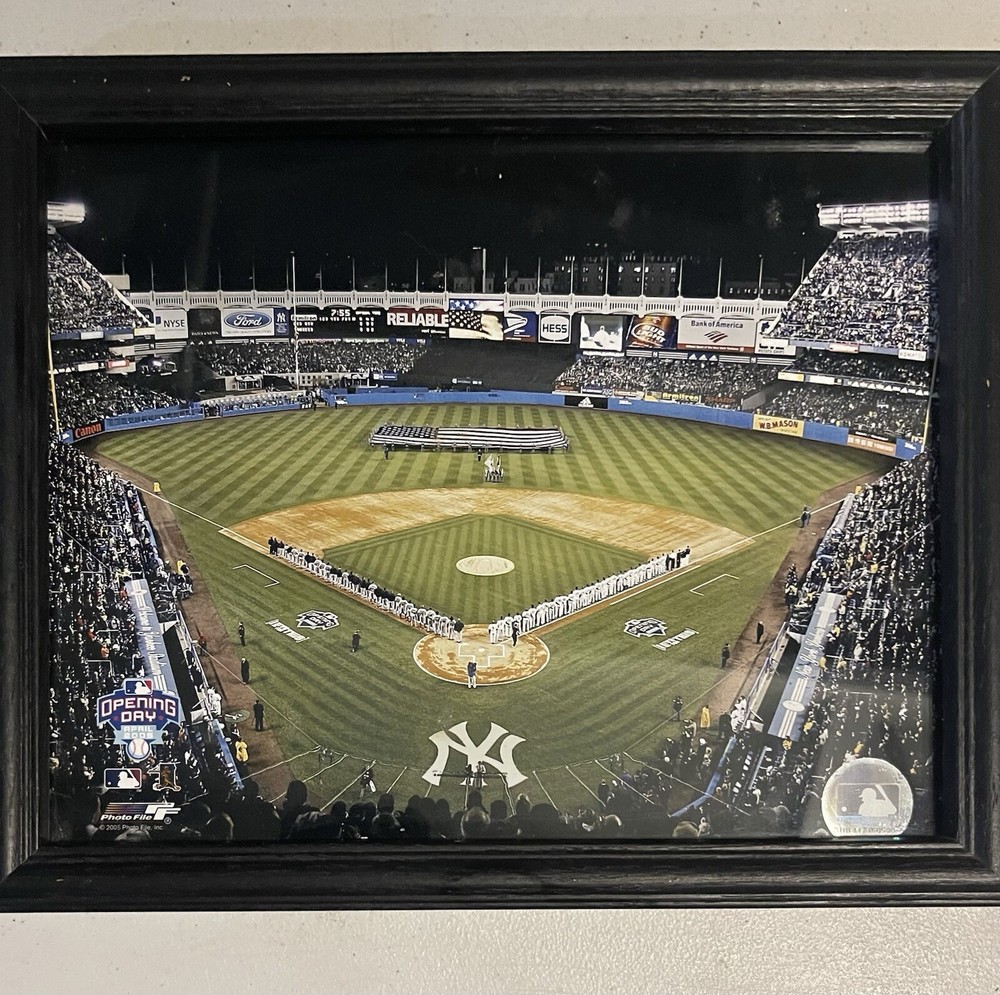 Officially licensed opening day Yankee Stadium April 2005 photo