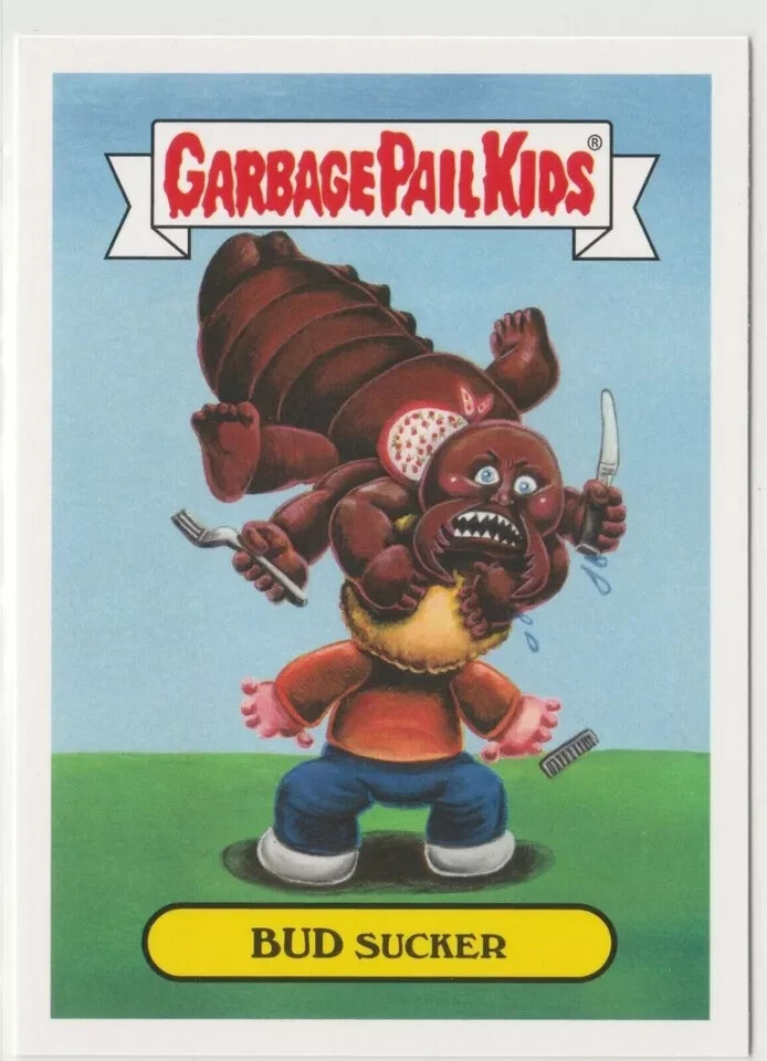 Garbage Pail Kids GPK 2017 Bud Sucker #4b Adam-geddon Card