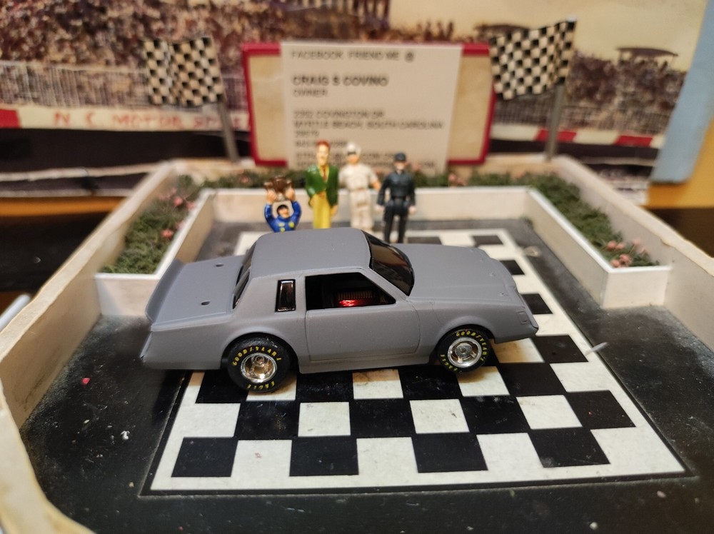 CUSTOM HO TYCO HO SLOT CAR BODY - BUICK REGAL NASCAR - Primed