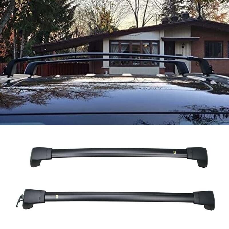 2Pcs Lockable Roof Rail Rack Cross Bar Crossbar Fits for KIA Sorento 2021-2023