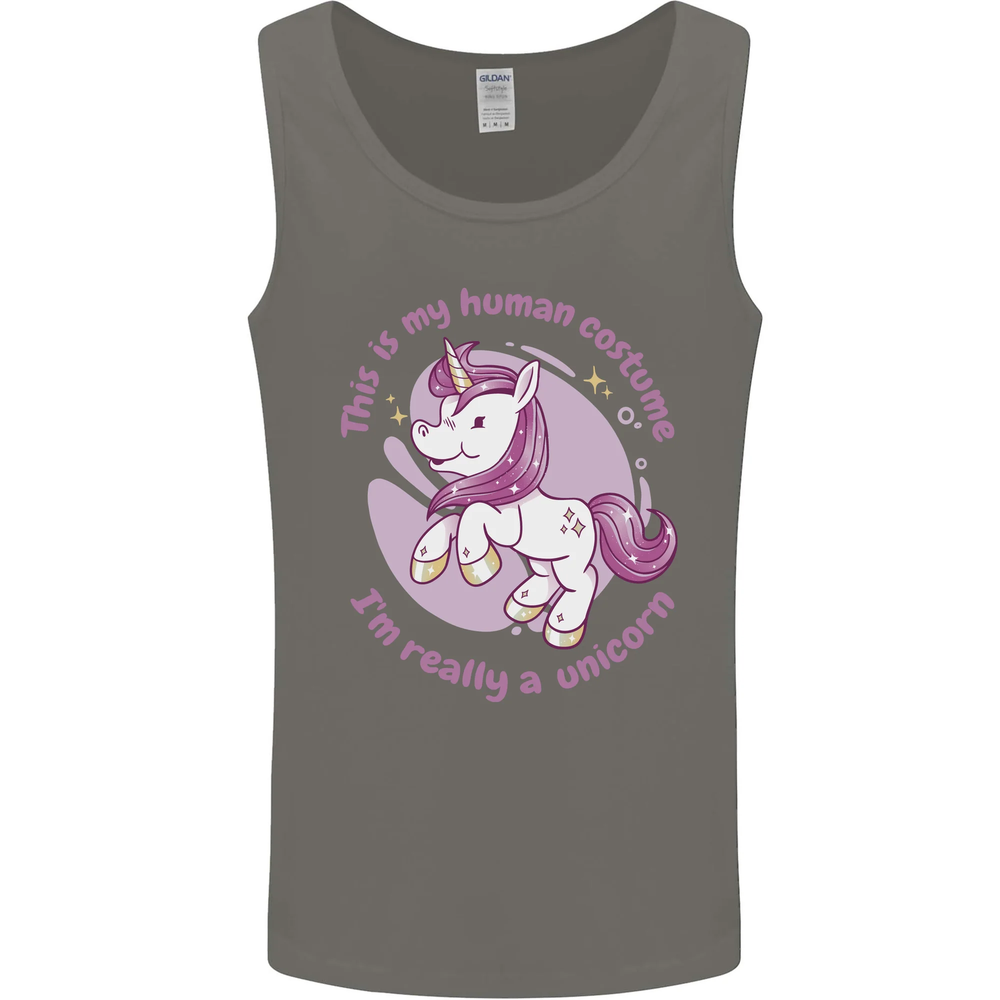 This is My Unicorn Costume Fancy Dress Outfit Mens Vest Tank Top