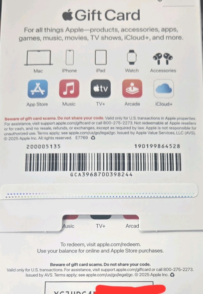$100 Apple Gift Card - Email Delivery-image