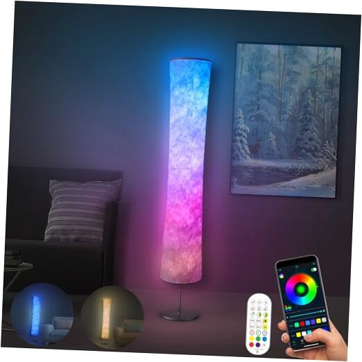 RGB Floor Lamp with 16M Colors, Scene Modes & Music Sync