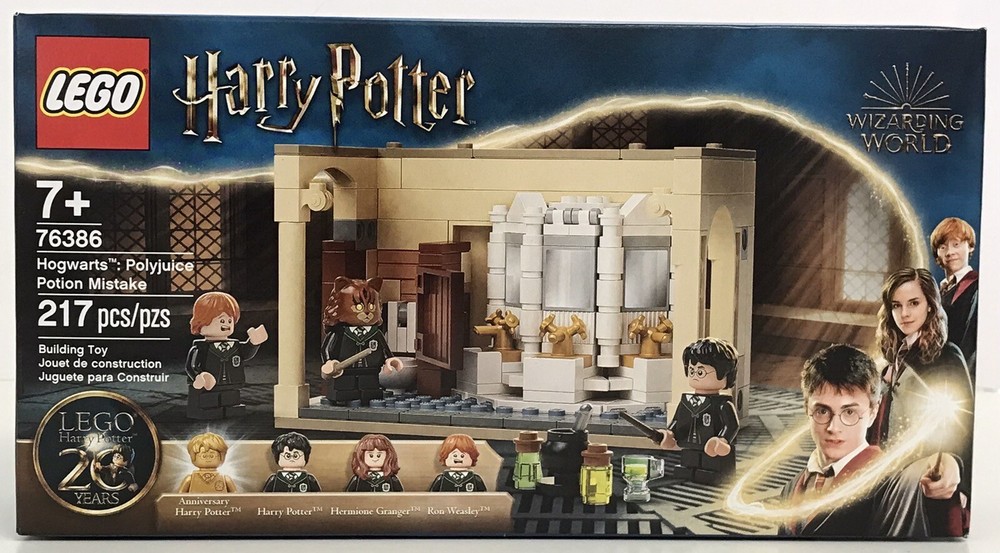 Lego Harry Potter 76386 Hogwarts Polyjuice Potion Mistake New Sealed Box