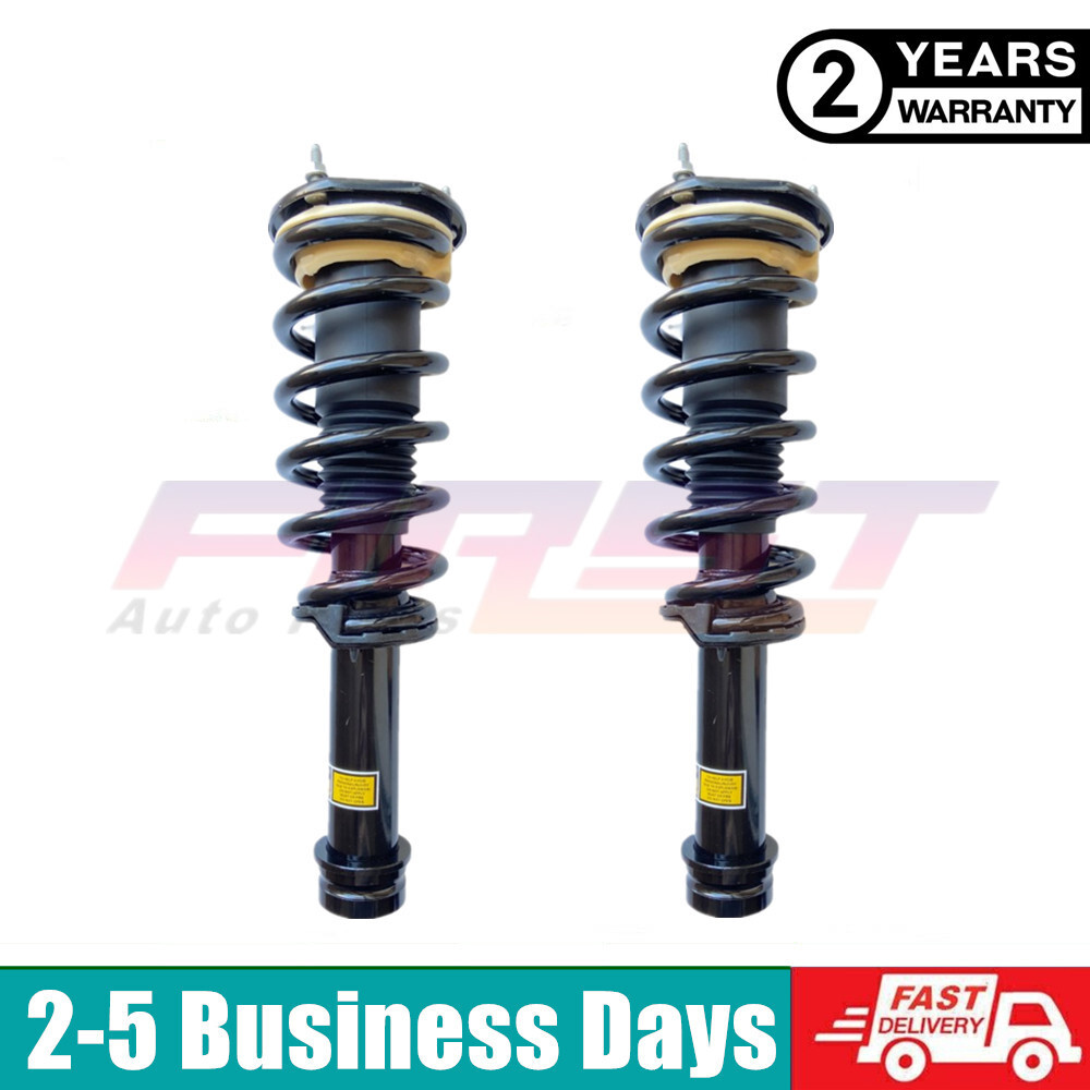 2X Front Shock Struts Coil Spring Struts Assys For 15-19 Tesla Model S P85D AWD
