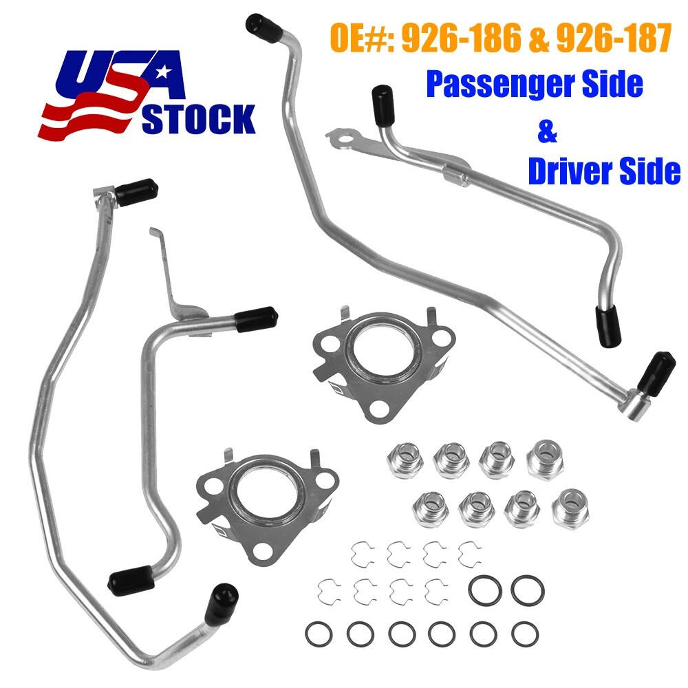 Turbo Coolant Line Kit for Ford F150 Transit 150 Driver & Passenger Side USA