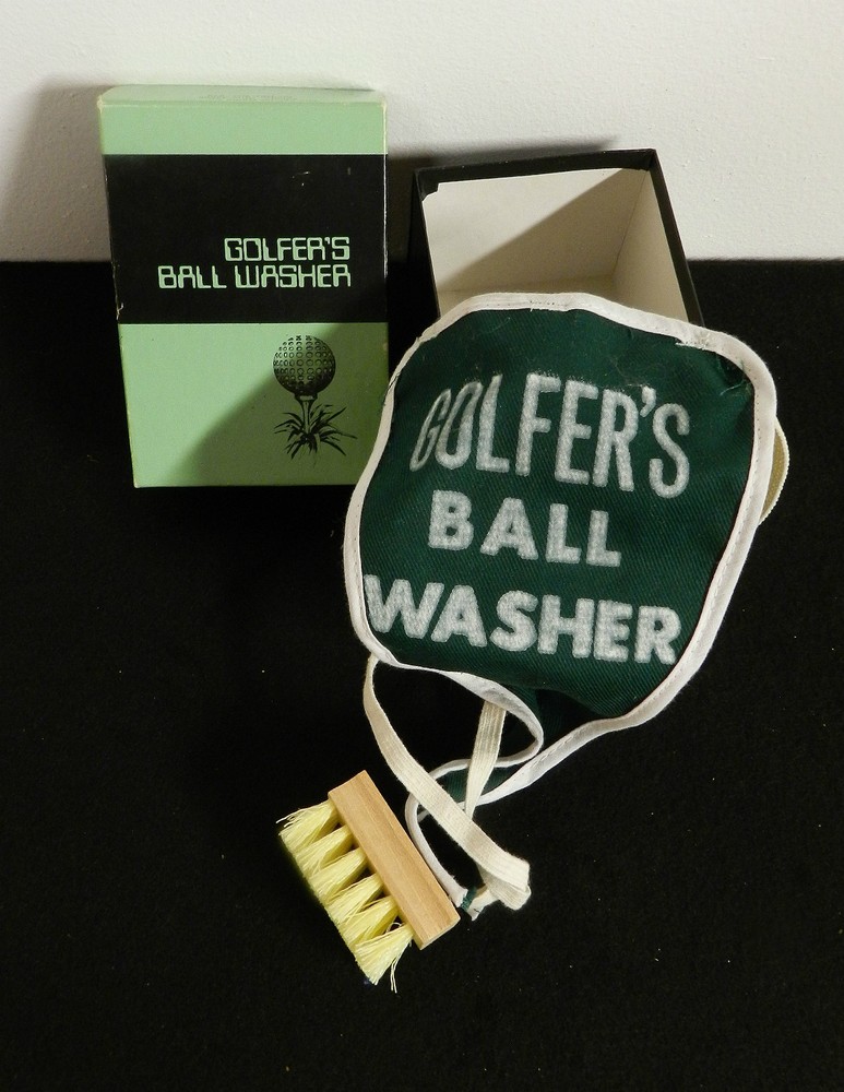 1950s GOLFERS BALL WASHER NOVELTY GIFT IN BOX