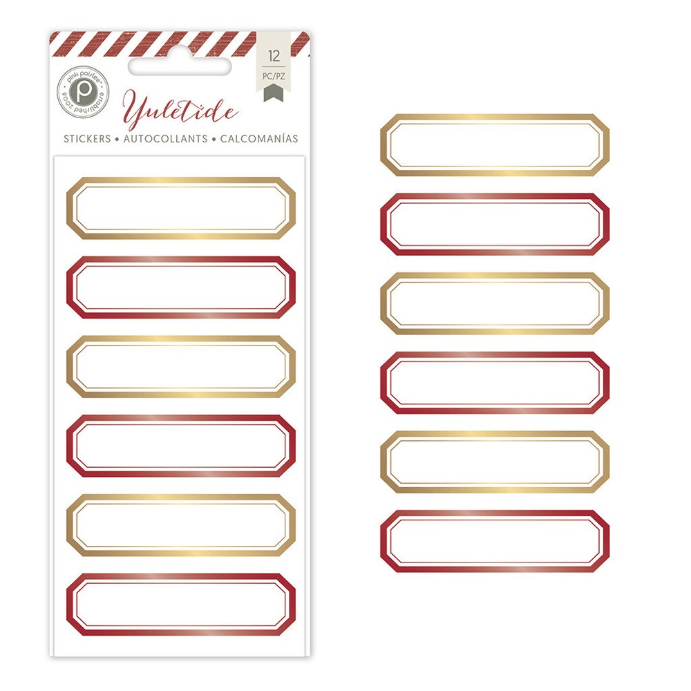 Yuletide Collection Christmas Foil Stickers Labels