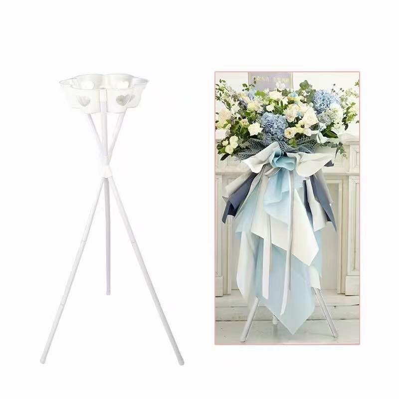US Seller Plastic Flower Rack Standing Flower Floor Vases Centerpiece Party W...