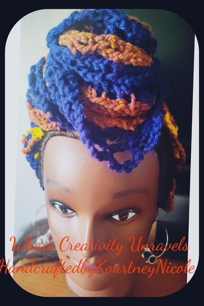 Crochet Hair Wrap for Protective Styling