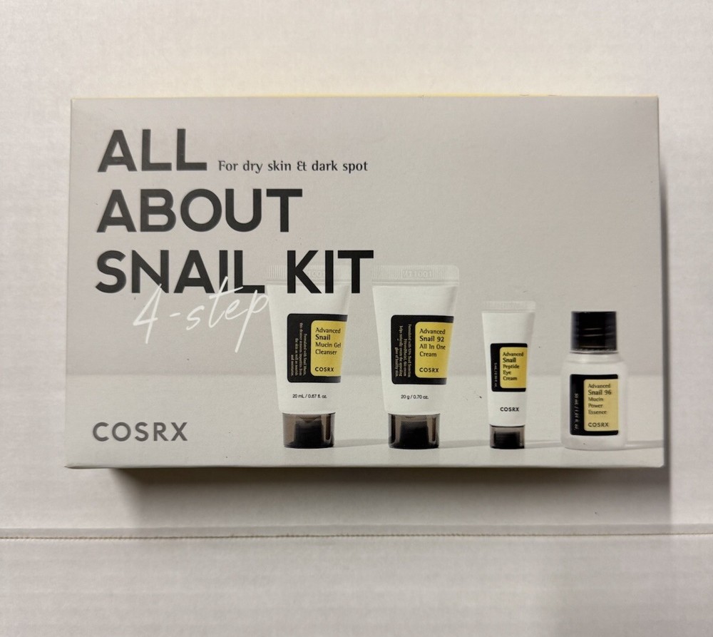 COSRX All about Snail Korean Skincare | TSA Approved Travel Size, Gift Set with