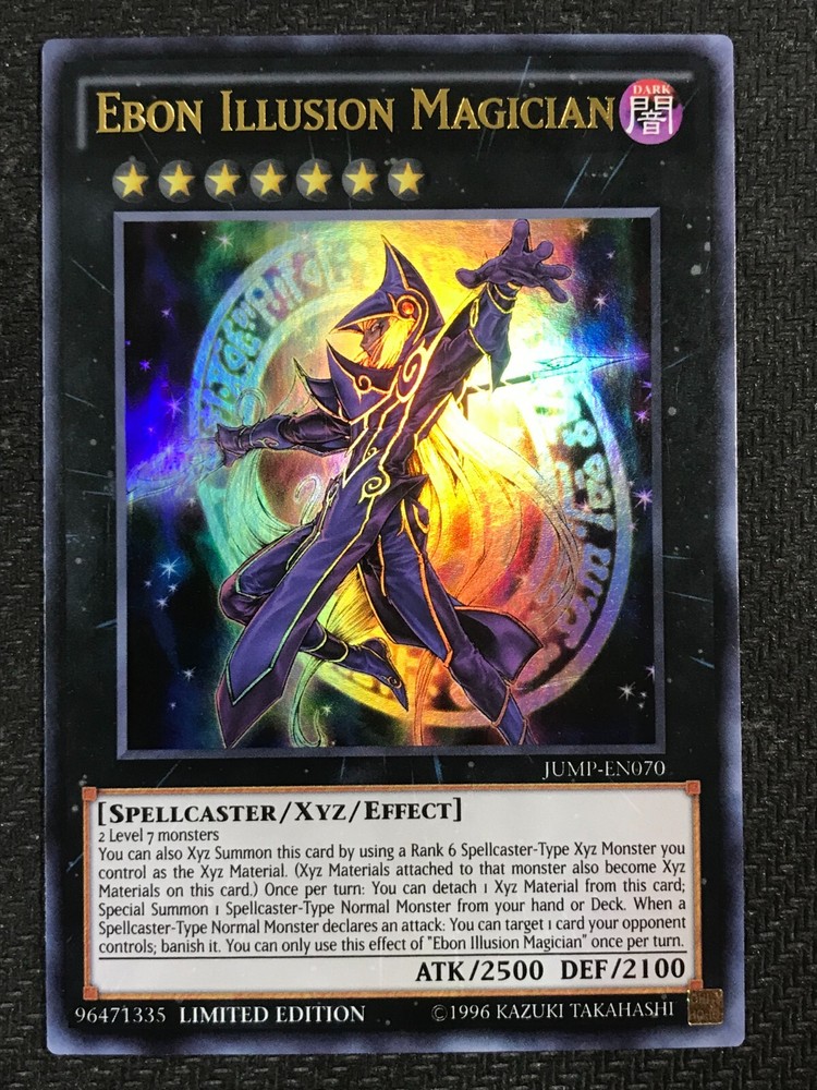 Ebon Illusion Magician JUMP-EN070 Ultra Rare Limited Ed Yugioh - MP/LP