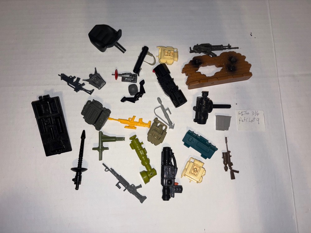Vintage GI Joe 3 3/4” Loose Accessories Parts Lot #9