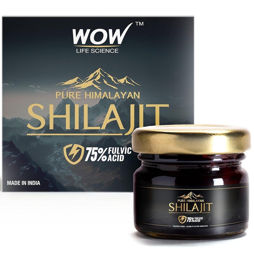 Pure 100% Organic Himalayan Shilajit Resin with Fulvic Acid - Highly Potent