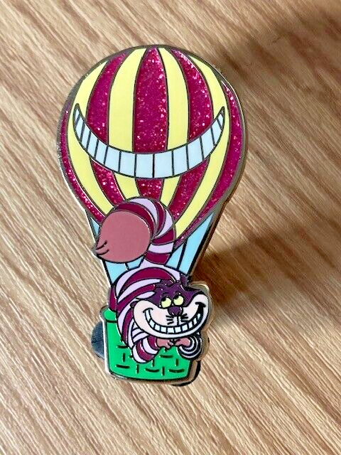 Disney Alice in Wonderland Cheshire Cat Hot Air Balloon Mystery Pin