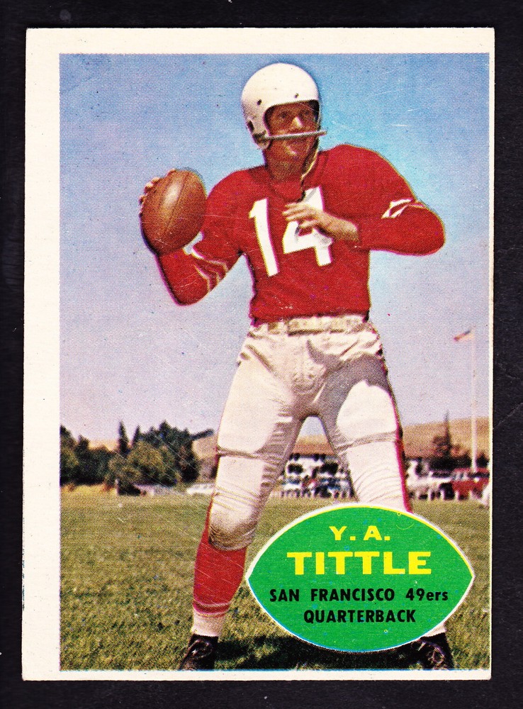 1960 Topps #113 Y.A. Tittle San Francisco 49ers Football Card