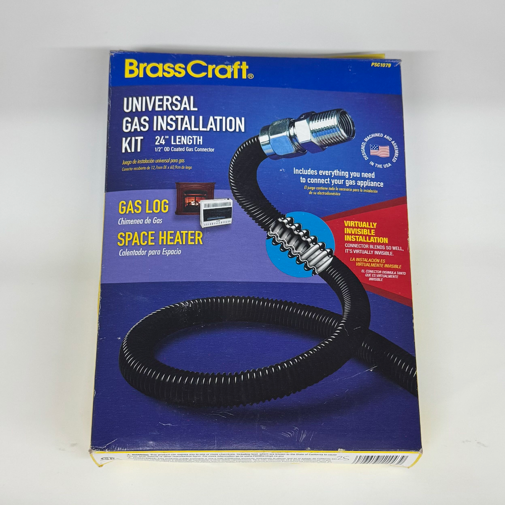 24-Inch Brass Craft Universal Gas Line Installation Kit PSC1079