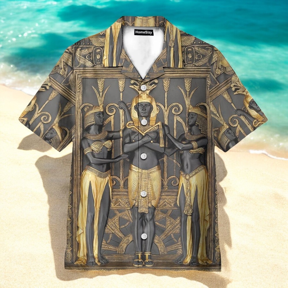 Ancient Egyptian Pharaoh Hawaiian Shirt Design