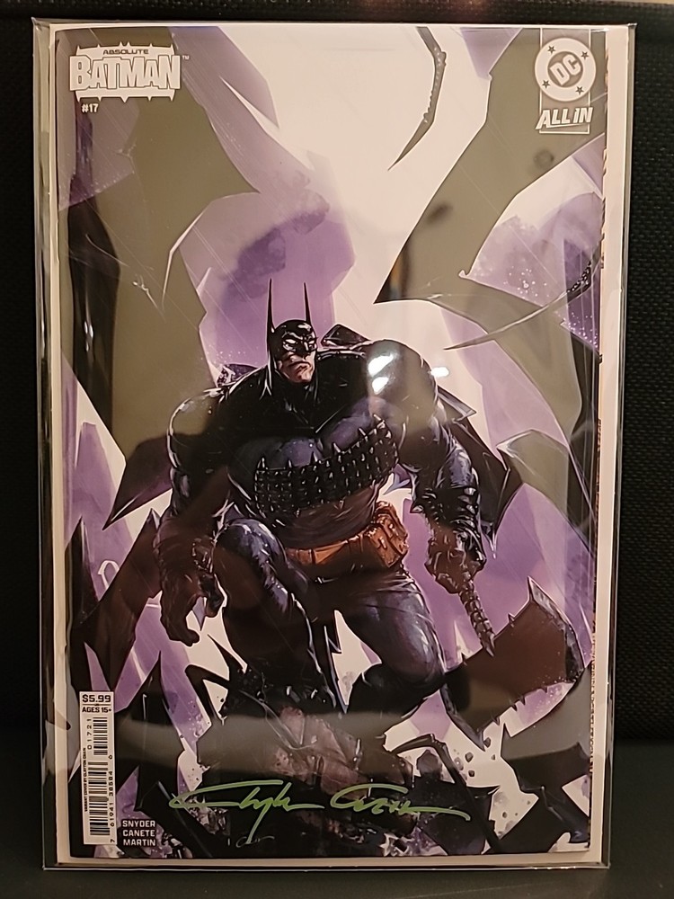 ABSOLUTE BATMAN #17 SIGNED BY CLAYTON CRAIN W/COA COVER VARIANT 1ST PRINT DC