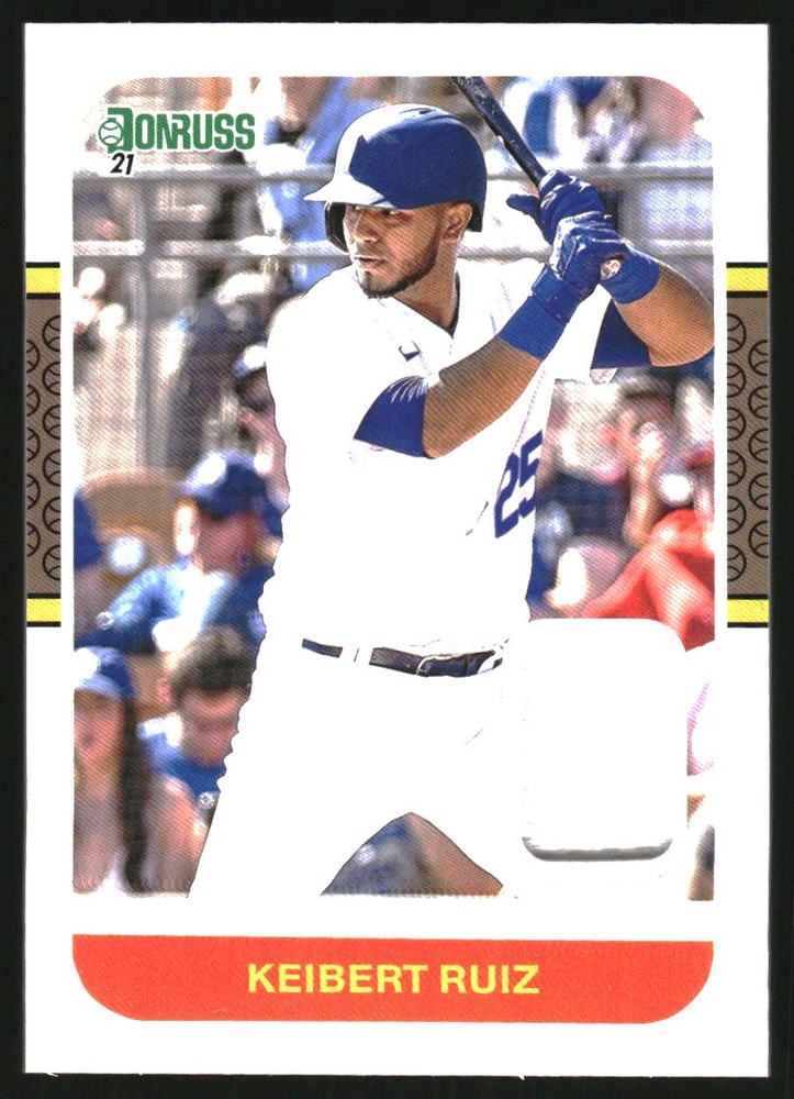 2021 Donruss Retro '87 Materials #97 Keibert Ruiz Jersey