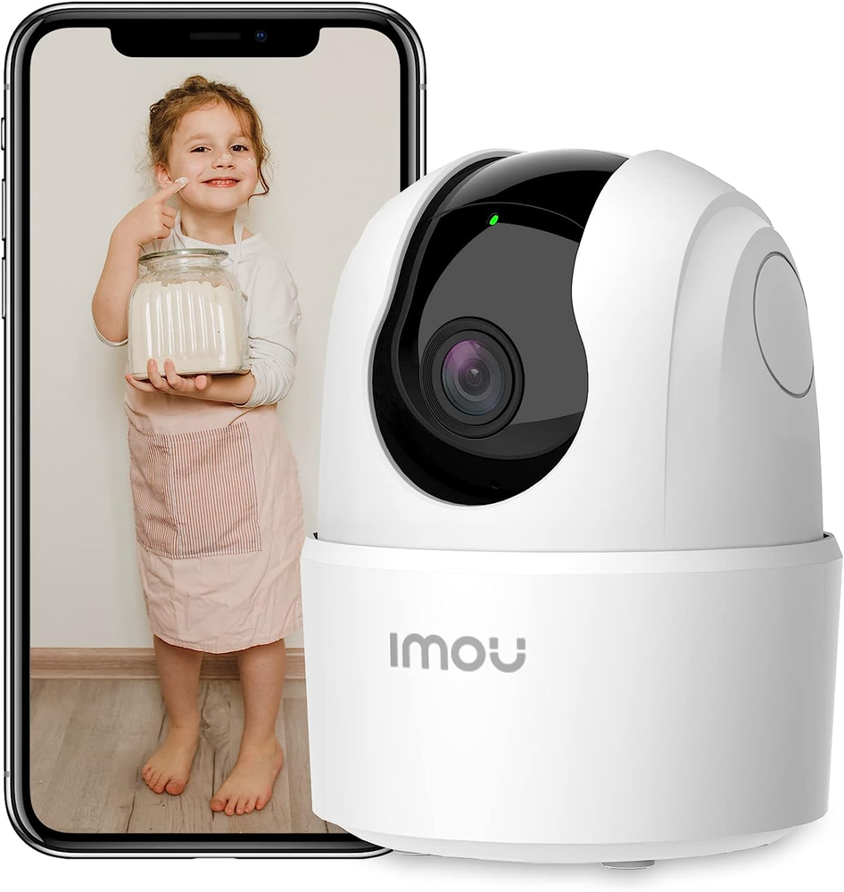 2K Wifi Security Camera Indoor Pet Dog Baby Camera with AI Human/Motion/Sound De