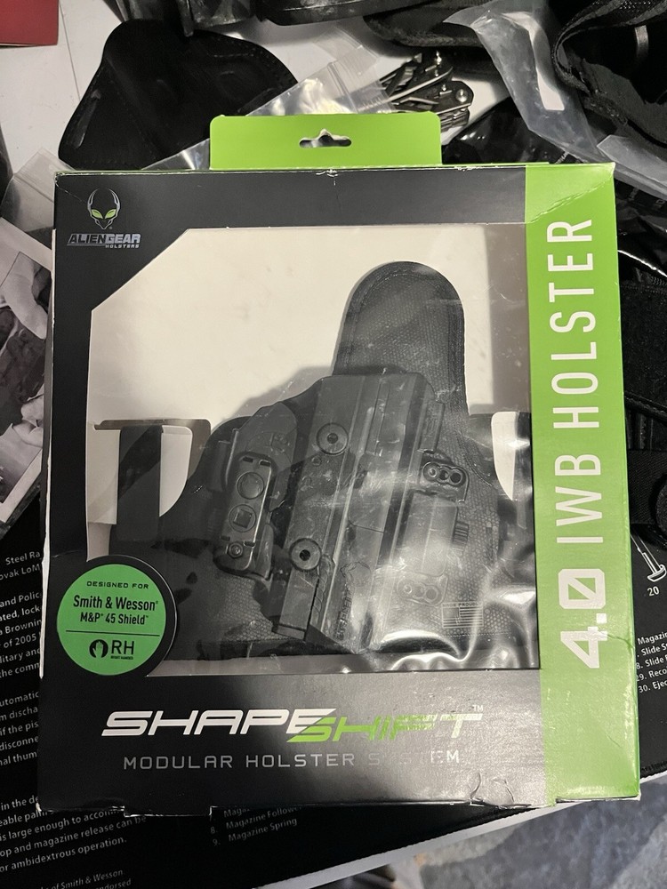AlienGear ShapeShift 4.0 IWB Holster for S&W M&P 45 Shield Right Hand