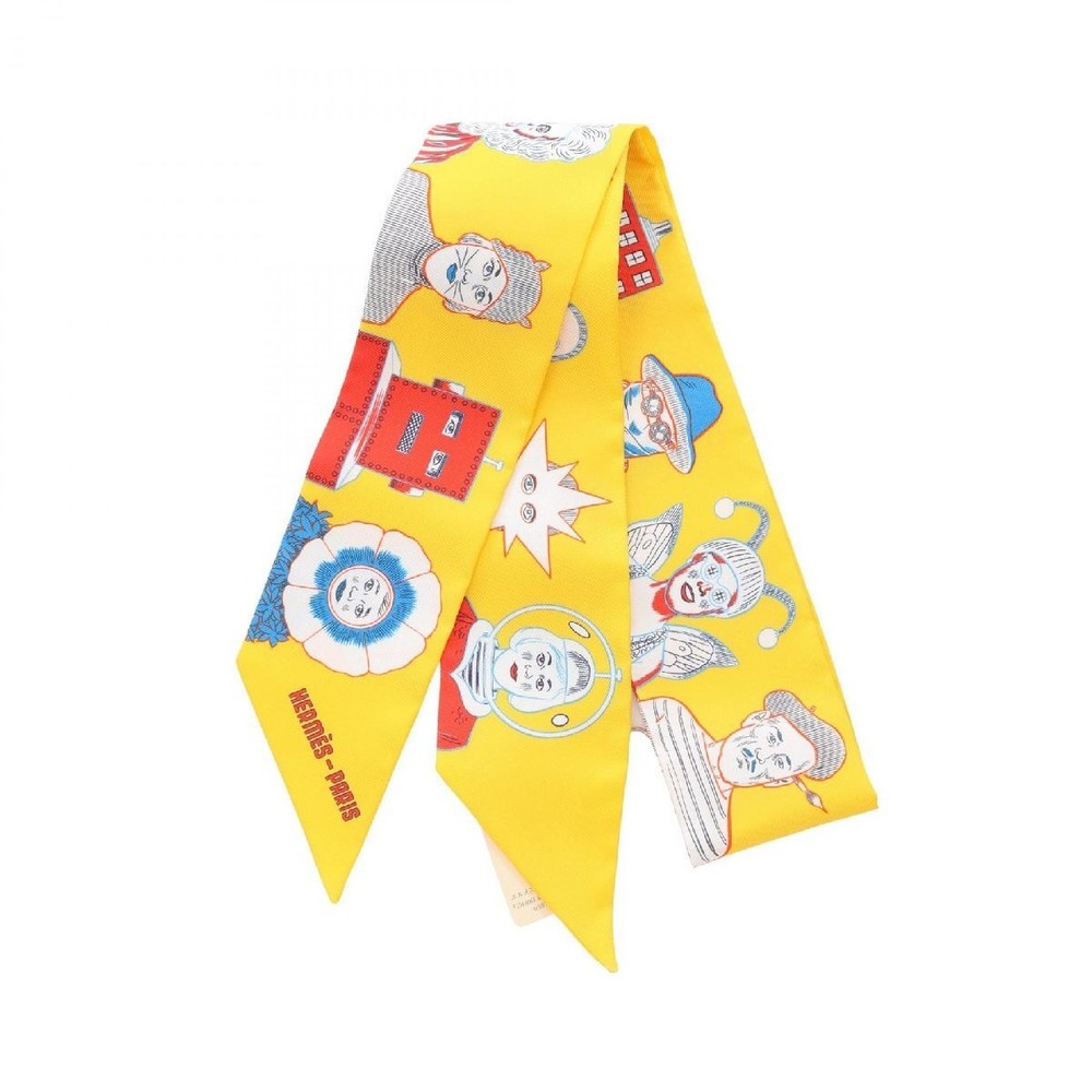 Hermes twiley  Silk Scarf 304100