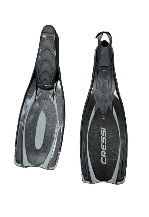Cressi Sub Reaction Pro Full Foot Scuba Diving Snorkeling Fin Free Dive Size 8-9-image