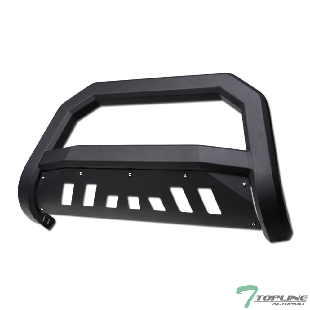 Topline For 2006-2010 Hummer H3 AVT Bull Bar Bumper Grille Guard - Matte Black