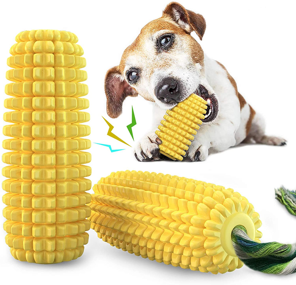 Dog Chew Toys for Aggressive Chewers, Indestructible Tough Durable Squeaky Inter