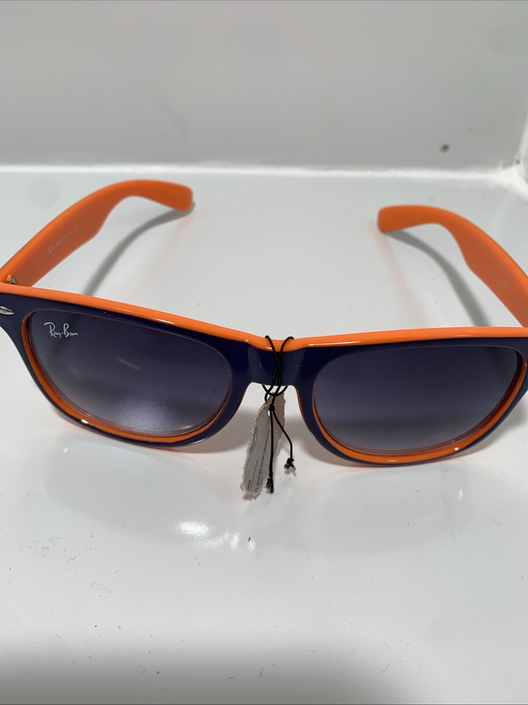 Ray-Ban Unisex Sunglasses Blue and Orange