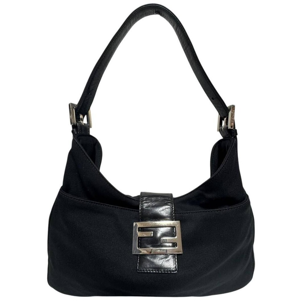 Authentic FENDI Black PVC Shoulder Bag G06263810