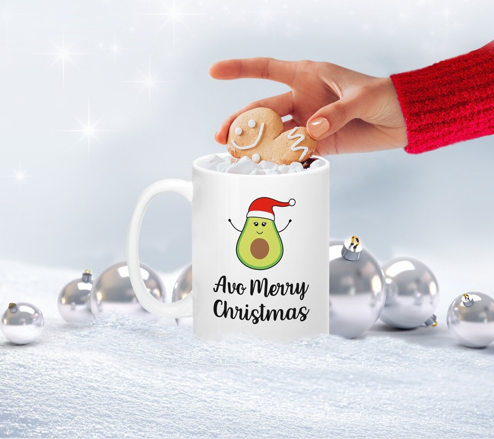 Avo Merry Christmas Personalised Christmas Mug Stocking Filler Christmas Eve Box