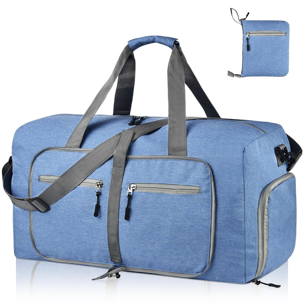 85L Travel Duffle Bag for Men Women - Foldable Duffel Bag with Shoes Compartm...