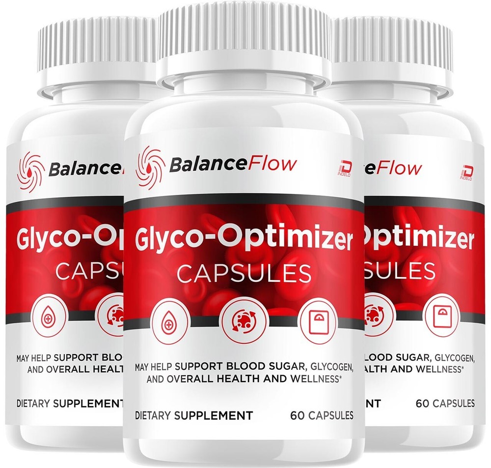 (3 Pack) Balance Flow Capsules - BalanceFlow All Natural, Glyco Optimizer