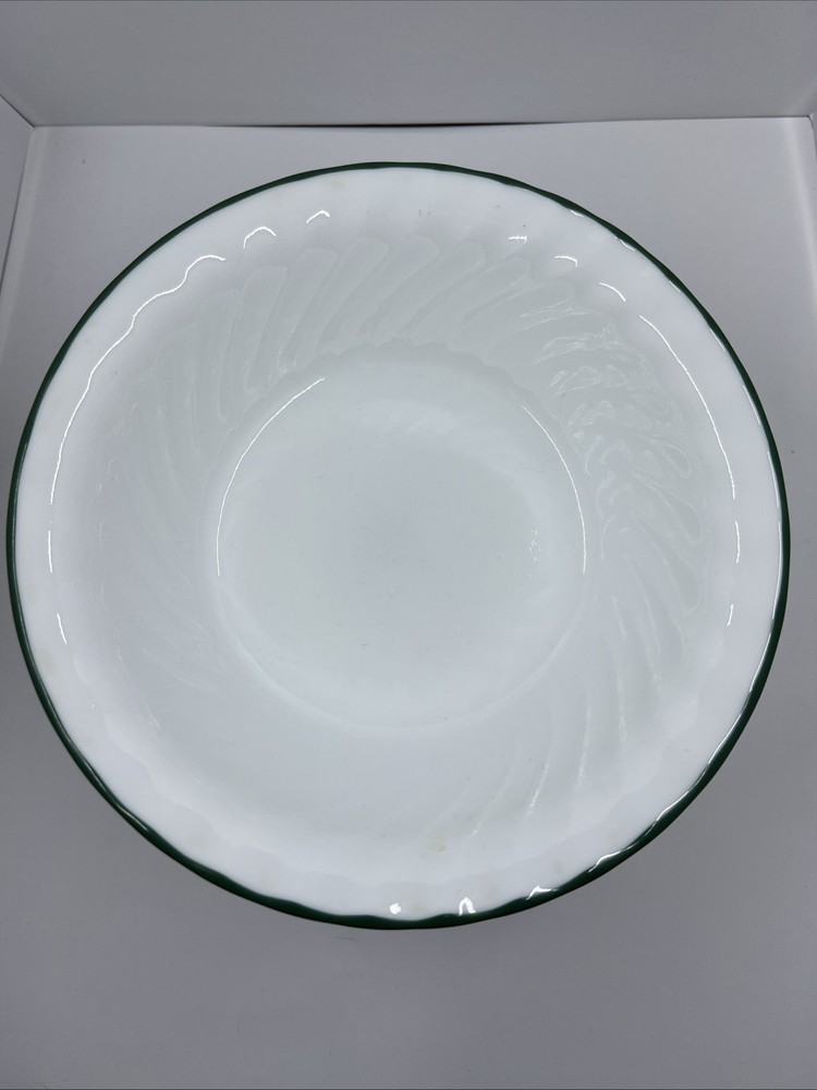 Corelle Callaway Green Ivy Swirl 7.25 Inch Soup Cereal Bowls Set of 8