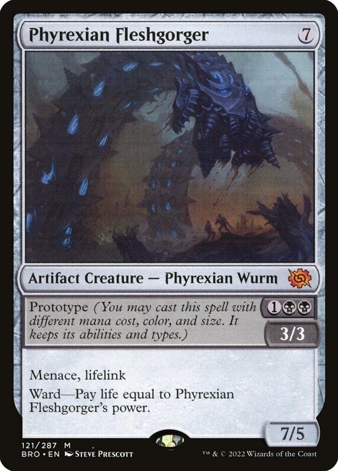 Phyrexian Fleshgorger (121) The Brothers' War BRO MTG Magic