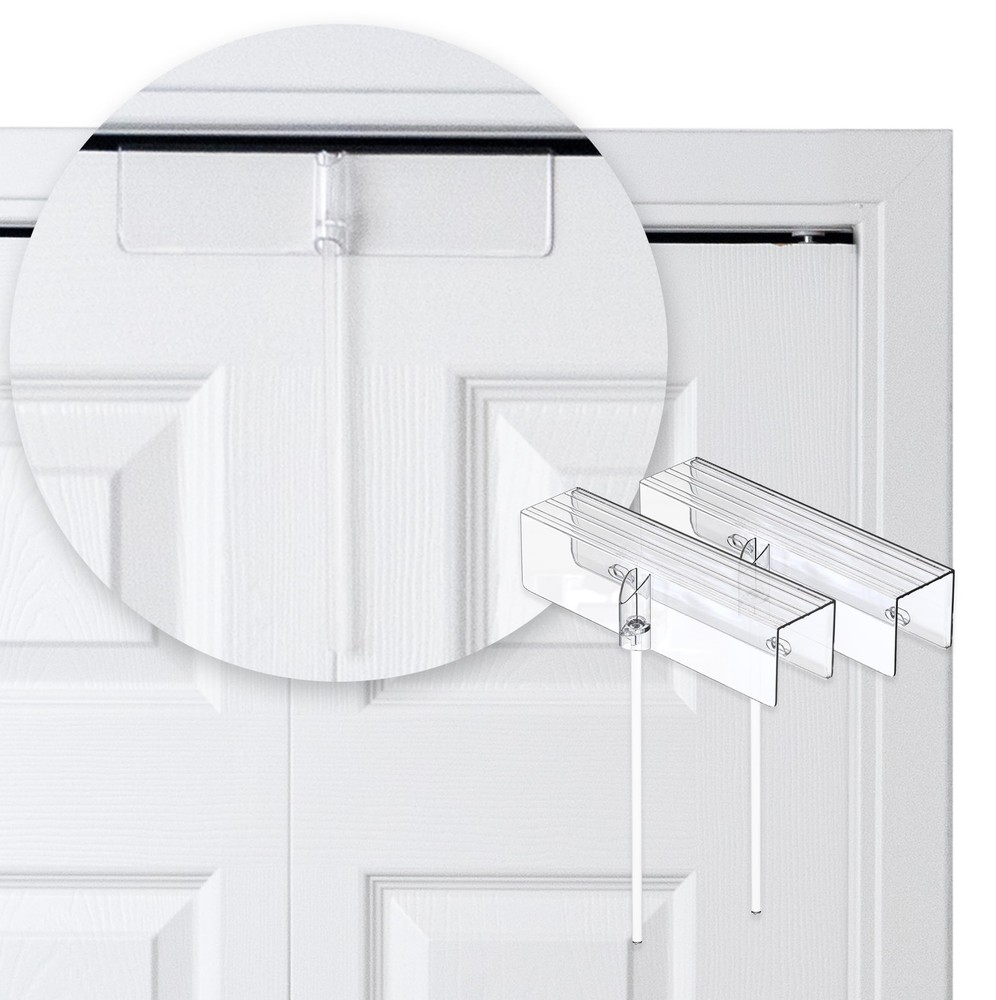 (2- Pack) - Bi-fold Door Lock - Closet Protection and Pet Proof Bi-fold Door ...
