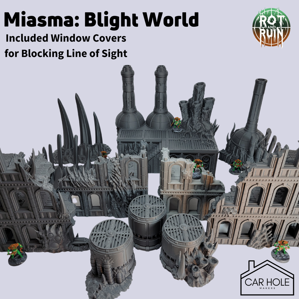 Blight World Set - 28mm Wargaming Scenery from the Rot and Ruin Terrain Series